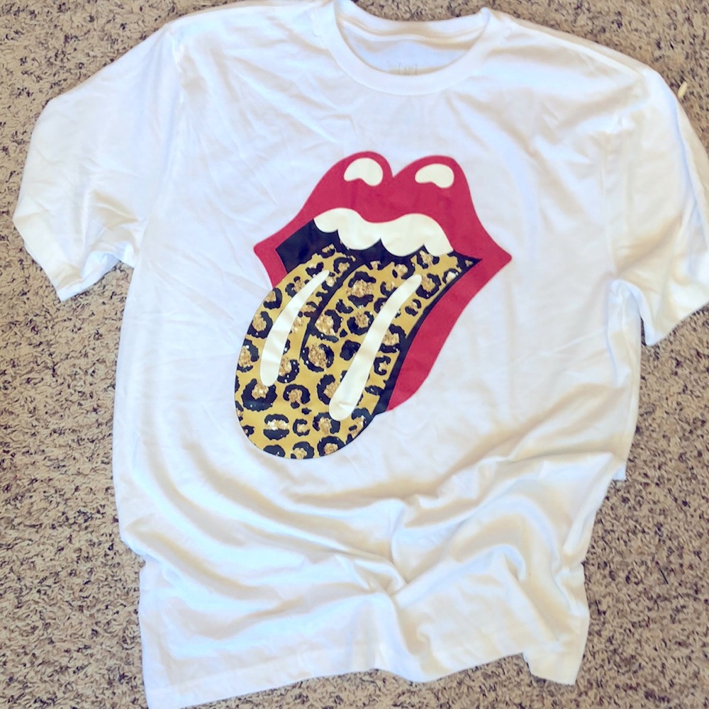 Rollin Stones lips. Size medium